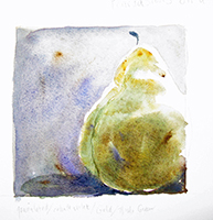 Color Study: Pear, 12 inches by 6 inches